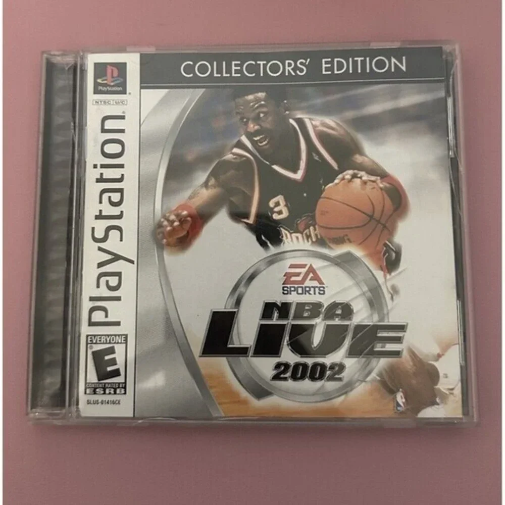 NBA Live 2002 Collectors Edition PS1 PlayStation 1 broken case see pictures